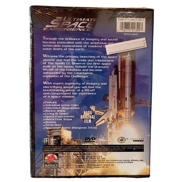 The Ultimate Space Experience - DVD - NASA Original Film - 835thdvd - Picture 2 of 2